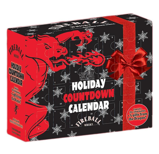 Fireball Whisky Holiday Countdown Calendar