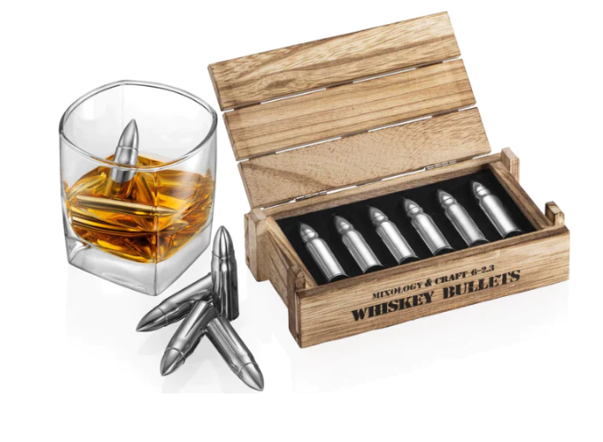 Whiskey Stone Bullets Gift Set