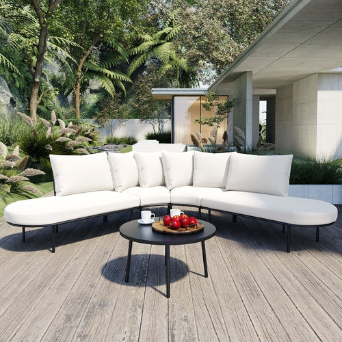 6-Piece Iron Outdoor Patio Set