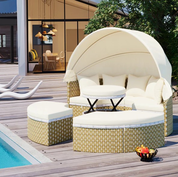 Canopy & Adjustable Table